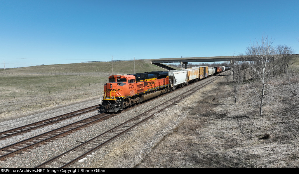 BNSF 8497 Dpu